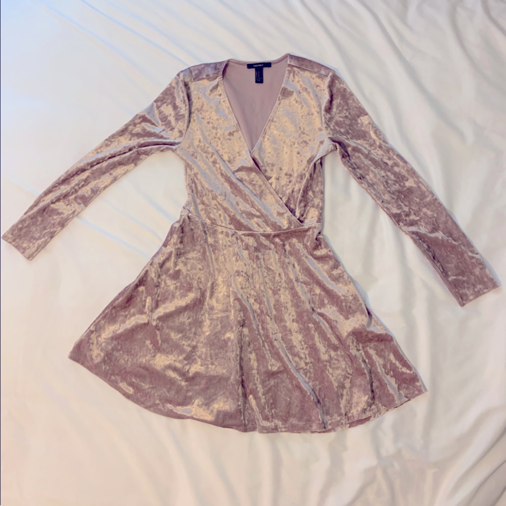 Pink Shimmery Velvet Dress